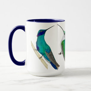 Blauw Kolibrie Mok
