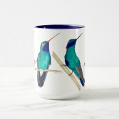 Blauw Kolibrie Mok (Midden)
