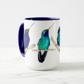 Blauw Kolibrie Mok (Voorkant links)