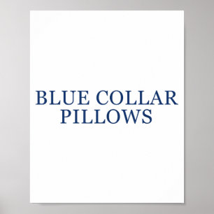 Blauw Kollateraal laat grappige quote zien Poster