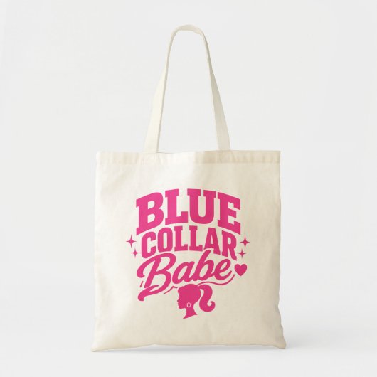 Blauw Kolleren Barbie Tote Bag (Voorkant)