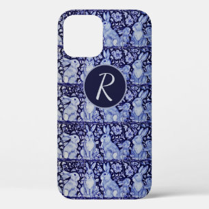 Blauw Konijn Familie Bloemendelfts Dedham Monogra Case-Mate iPhone Case