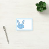 Blauw Konijn Konijnengezicht Lente Pasen Post-it® Notes (Kantoor)