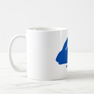 Blauw Konijn Mok – Cute Bunny Rabbit Koffiekop