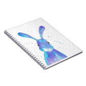 Blauw Konijn Pepermunt Notitieboek (Rechterzijde)