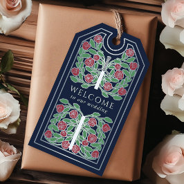 Blauw Koninklijk Middeleeuws Zilveren Zwaard Huwel Cadeaulabel