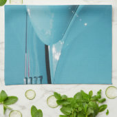 Blauw koplicht theedoek (Gevouwen)