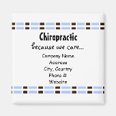 Blauw koppelingsontwerp magneet (Voorkant)