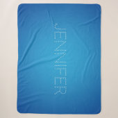 Blauw koraal aqua sherpa deken (Voorkant)