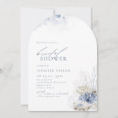 Blauw koraal en zeeschelpen met het Vrijgezellenfe Kaart (Voorkant)