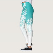 Blauw koraal leggings (Links)