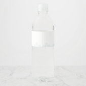 BLAUW Koreaans Doljanchi waterflesetiket Waterfles Etiket (Achterkant)