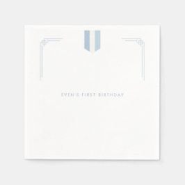 Blauw Koreaans jongetje 1e verjaardag Doljanchi Servet