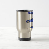 Blauw korvet: reisbeker (Center)