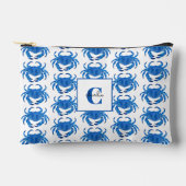 Blauw Krab Patroon Etui (Voorkant)