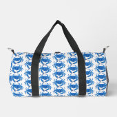 Blauw Krabpatroon Plunjezak (Voorkant)