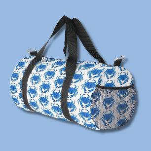 Blauw Krabpatroon Plunjezak
