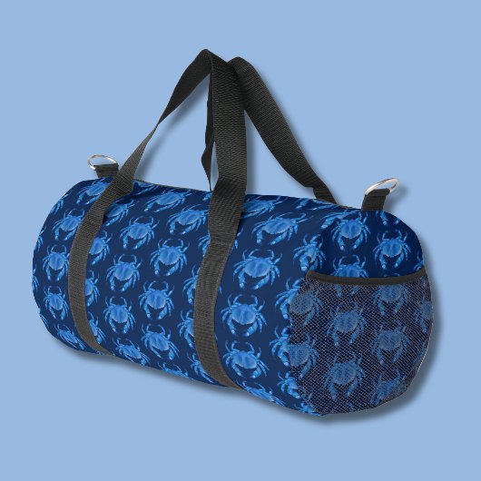 Blauw Krabpatroon Plunjezak