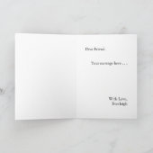 Blauw  Kralen Lijst Boog Bruidsmeisje Voorstel (Binnen)