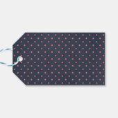 Blauw krijtbord Bloemen Vrijgezellenfeest Gift Lab Cadeaulabel (Achterkant Horizontaal)