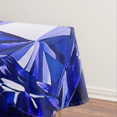 Blauw Kristal Diamant Harten Tafelkleed (Voorbeeld)