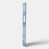 Blauw kristal marmer Iridescent Agate Case-Mate iPhone Case (Achterkant / Rechts)