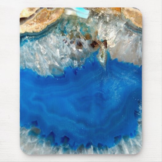 blauw kristal muismat (Voorkant)