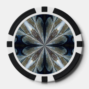 Blauw Kristal ~ Poker chip set