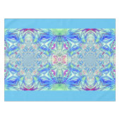 Blauw kristal tafelkleed (Voorkant (Horizontaal))