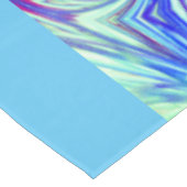 Blauw kristal tafelkleed (Gekanteld)