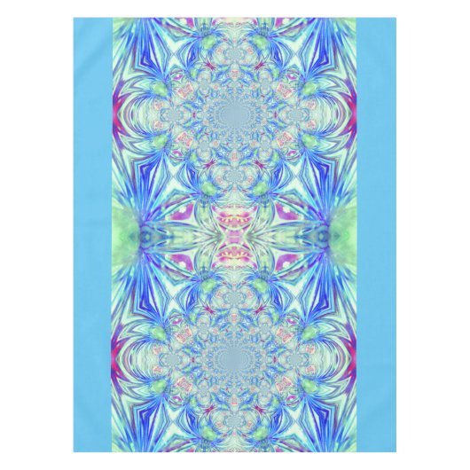 Blauw kristal tafelkleed (Voorkant)
