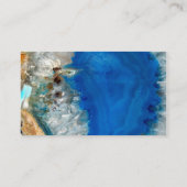 blauw kristal visitekaartje (Achterkant)