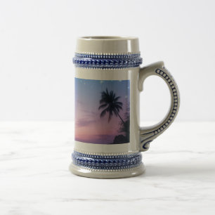Blauw Kristallen Hart Galaxy Sticker   Fonkelende  Bierpul
