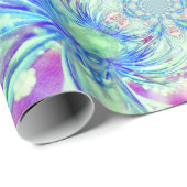 Blauw kristalpapier cadeaupapier (Rol Hoek)