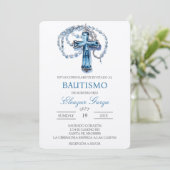 Blauw Kruis doop in het Spaans Kaart (Staand voorkant)