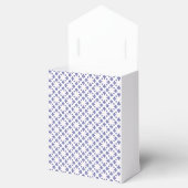 Blauw Kruis Hanger Patroon Bedankdoosjes (Geopend)