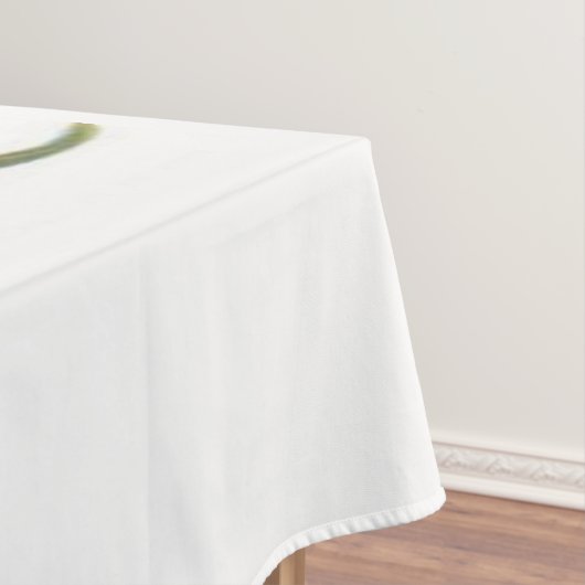 Blauw kruis met bloemen en boten tafelkleed (Voorbeeld)