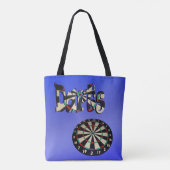 Blauw kunstbordontwerp voor Logo, Canvas tas (Achterkant)