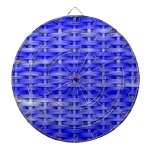 blauw kunstontwerp voor de teenwilgen dartbord