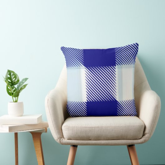 Blauw Kussen (Stoel)