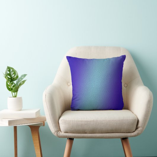 Blauw kussen (Stoel)