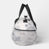 Blauw Kust Tropisch Frans Toile Monogram Plunjezak (Rechts)