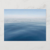 Blauw kustnautisch strandhuis briefkaart (Voorkant)