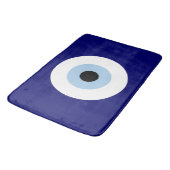 Blauw Kwaad Oog Succes & Bescherming Symbool Badmat (Gekanteld)