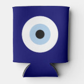 Blauw Kwaad Oog Succes & Bescherming Symbool Blikjeskoeler (Voorkant)