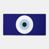Blauw Kwaad Oog Succes & Bescherming Symbool Bureaumat (Voorkant)