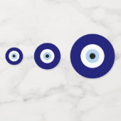 Blauw Kwaad Oog Succes & Bescherming Symbool Confetti (Voorkanten)