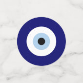 Blauw Kwaad Oog Succes & Bescherming Symbool Confetti (Kleine voorkant)