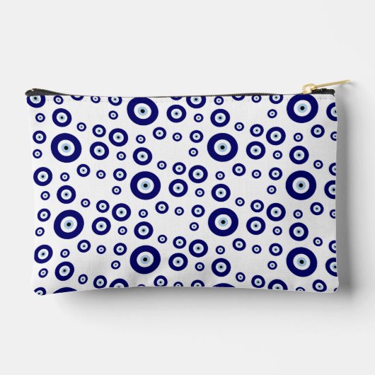Blauw Kwaad Oog Succes & Bescherming Symbool Etui (Achterkant)
