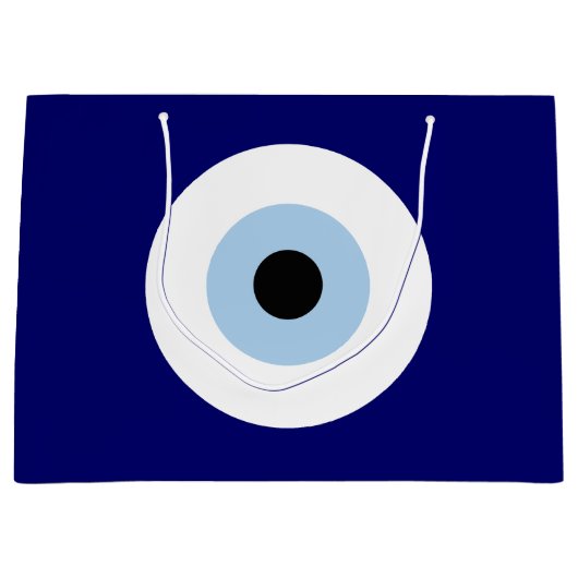 Blauw Kwaad Oog Succes & Bescherming Symbool Groot Cadeauzakje (Voorkant)